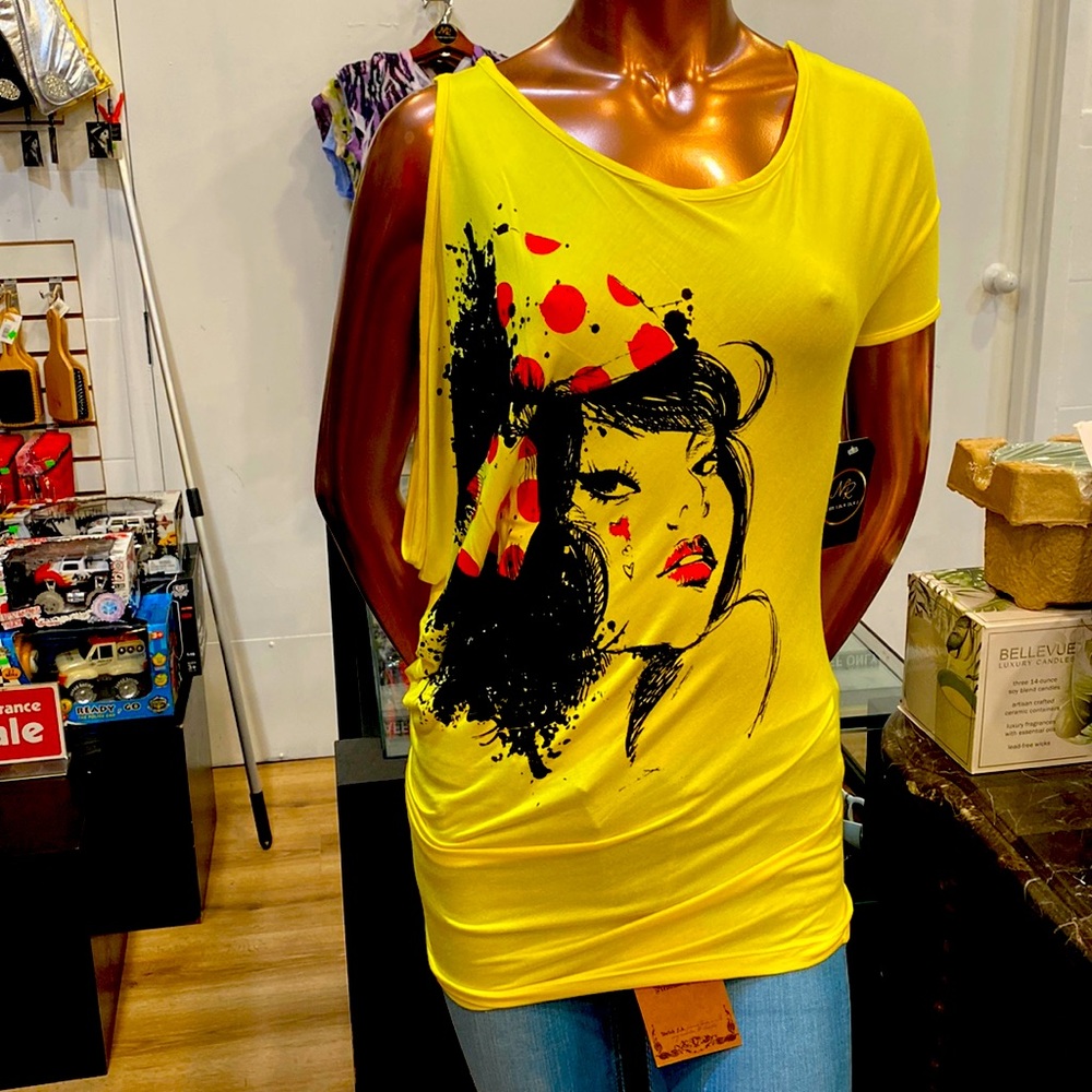 Yellow top, tunic